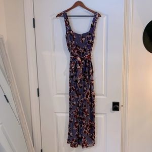 Lavender Floral Romper from Anthropologie